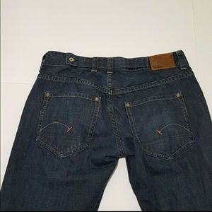 G Raw jeans butterfly zip
